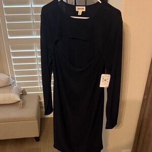 Black Long-Sleeve  Women's Dress